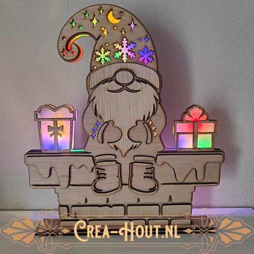 Gnome op schoorsteen - Afbeelding 2